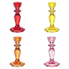 Load image into Gallery viewer, Boho Glass Candle Holder
