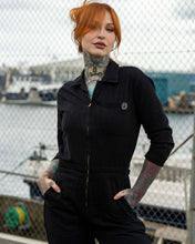 Load image into Gallery viewer, Rebel Romance Jet Black Boiler Suit
