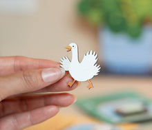 Load image into Gallery viewer, Silly Goose Wooden Pin
