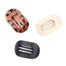 Load image into Gallery viewer, Oval Shaped Matt Finish Hair Clamp
