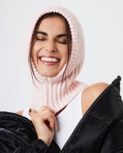 Load image into Gallery viewer, Pink Ribbed Knit Hood
