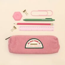 Load image into Gallery viewer, Pink Pencil Case - No Such Thing as Too Much Stationery
