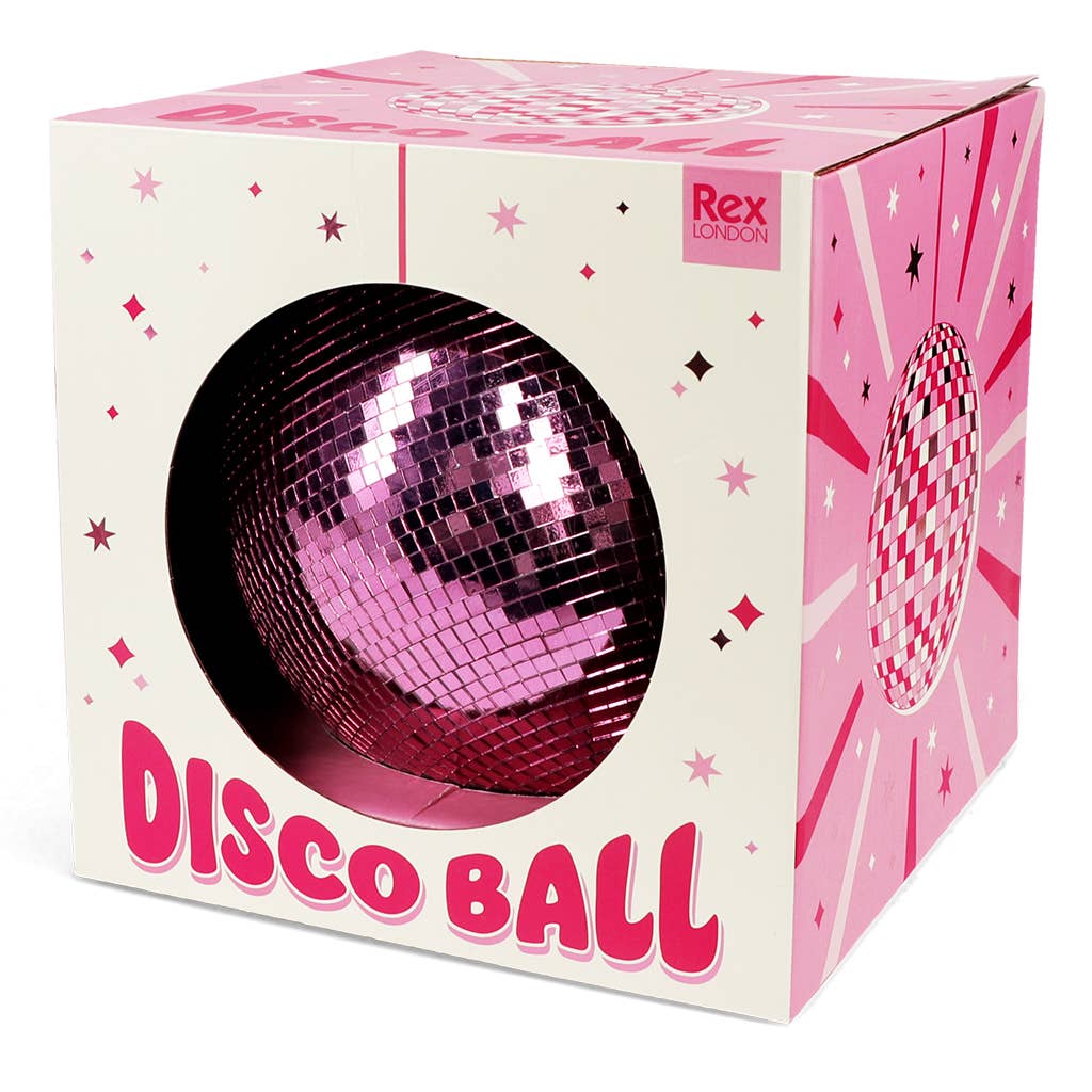 Large Pink Disco Ball