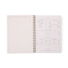 Load image into Gallery viewer, DesignWorks Ink Wavy Blue A4 Twin Wire Notebook
