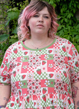 Load image into Gallery viewer, Rebel Romance Strawberry Picnic Stretch Smock Dress
