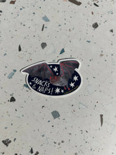 Load image into Gallery viewer, Snacks &amp; Naps Bat Vinyl Sticker
