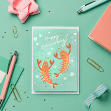 Load image into Gallery viewer, Lobsters Greetings Card
