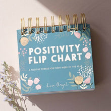 Load image into Gallery viewer, Floral Weekly Positivity Flip Chart
