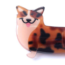Load image into Gallery viewer, Corgi Shaped Hair Claw Clamp
