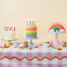 Load image into Gallery viewer, Pack of 8 Twisted Rainbow Birthday Candles
