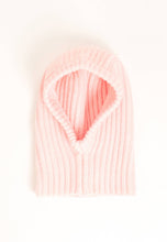 Load image into Gallery viewer, Pink Ribbed Knit Hood
