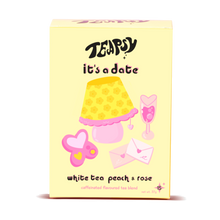 Load image into Gallery viewer, It&#39;s A Date White Tea Peach &amp; Rose Tea
