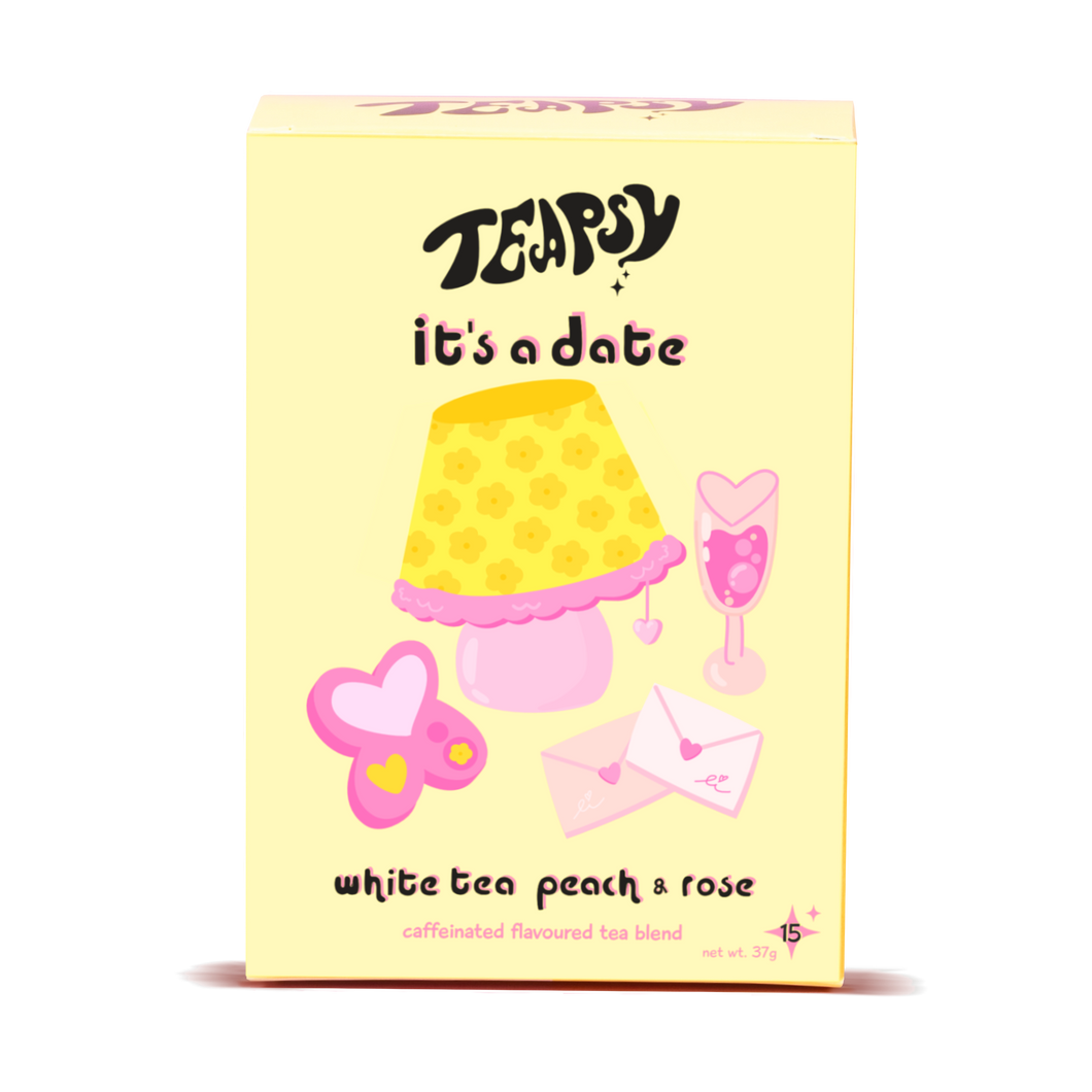 It's A Date White Tea Peach & Rose Tea