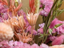 Load image into Gallery viewer, Pink Dried Flower Bouquet
