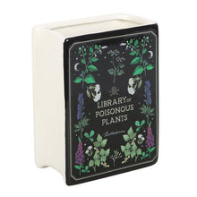 Load image into Gallery viewer, Poisonous Plants Gothic Botanical Book Shaped Vase
