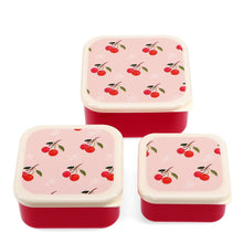 Load image into Gallery viewer, Set of 3 Cherries Snack Boxes
