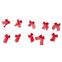 Load image into Gallery viewer, Fabric Bow LED String Lights
