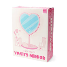 Load image into Gallery viewer, Heart Light Up Vanity Mirror
