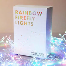 Load image into Gallery viewer, Plug In LED Rainbow Firefly String Lights
