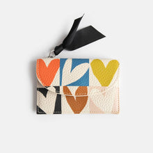 Load image into Gallery viewer, Caroline Gardner Multi Checkmate Hearts Cardholder Coin Purse

