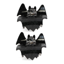 Load image into Gallery viewer, Set of 2 Bat Hair Claw Clips
