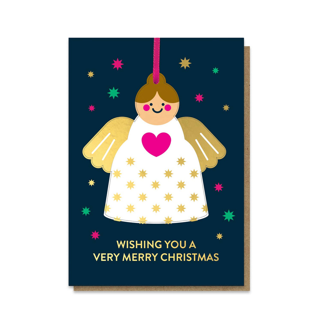 Angel Pop-out Bauble Christmas Card