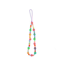 Load image into Gallery viewer, Flower Power Beaded Phone Strap
