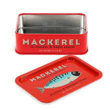 Load image into Gallery viewer, Mackerel Mini Storage Tin With Lid
