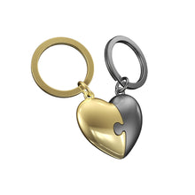 Load image into Gallery viewer, Metalmorphose Two Piece Heart Puzzle Keyring
