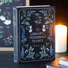 Load image into Gallery viewer, Library of Poisonous Plants Gothic Book Shaped Storage Box
