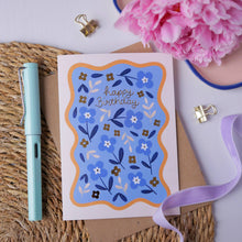 Load image into Gallery viewer, Luxury Floral Birthday Greetings Card
