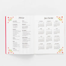 Load image into Gallery viewer, Ban.do 2027 Red Scandinavian Floral Monthly Planner PRE-ORDER
