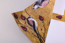 Load image into Gallery viewer, Golden Flight Pigeon Pack of 6 Folding Letter Set
