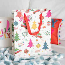 Load image into Gallery viewer, Nostalgic Christmas Print Gift Bag
