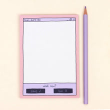 Load image into Gallery viewer, Brain Dump A6 Notepad
