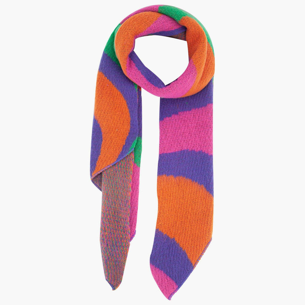 Ramona Multi Colour Waves Scarf