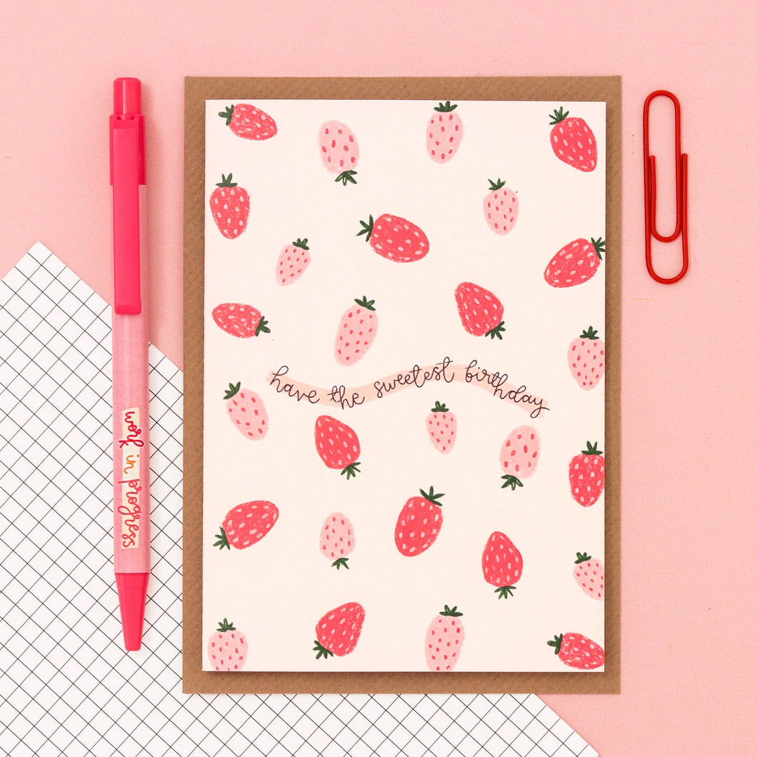 Sweetest Birthday Greetings Card