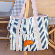 Load image into Gallery viewer, Recycled Plastic Croissant Tote Bag
