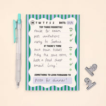 Load image into Gallery viewer, Daily Planner A6 Notepad
