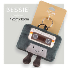 Load image into Gallery viewer, Plush Cassette Bag Charm
