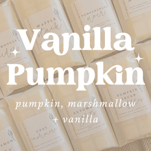 Load image into Gallery viewer, Vanilla Pumpkin Scented Snap Bar Wax Melt
