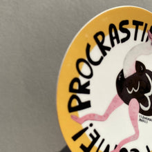 Load image into Gallery viewer, Procrastination Here I Come! Matte Vinyl Ostrich Sticker
