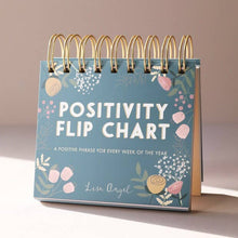 Load image into Gallery viewer, Floral Weekly Positivity Flip Chart

