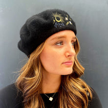 Load image into Gallery viewer, After Dark Black Beret
