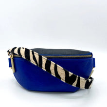 Load image into Gallery viewer, Blue Animal Print Bum Bag

