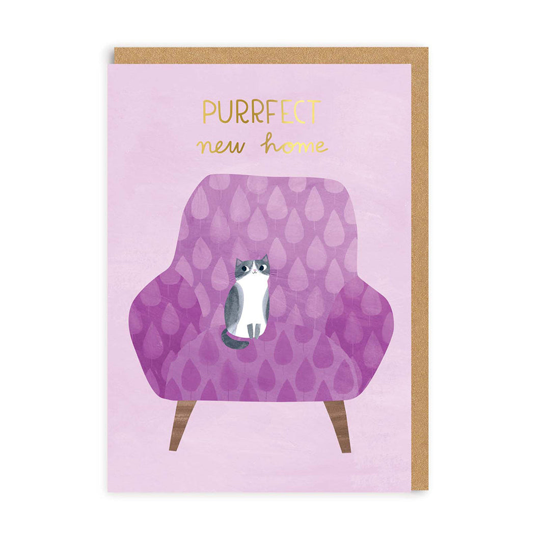New Home Cats Greetings Card