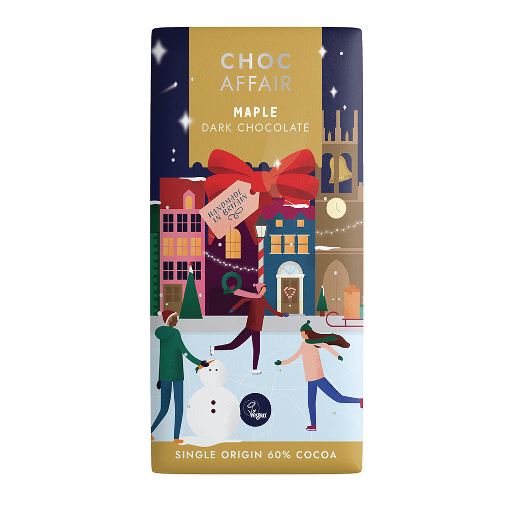 Maple Handmade Dark Chocolate Bar