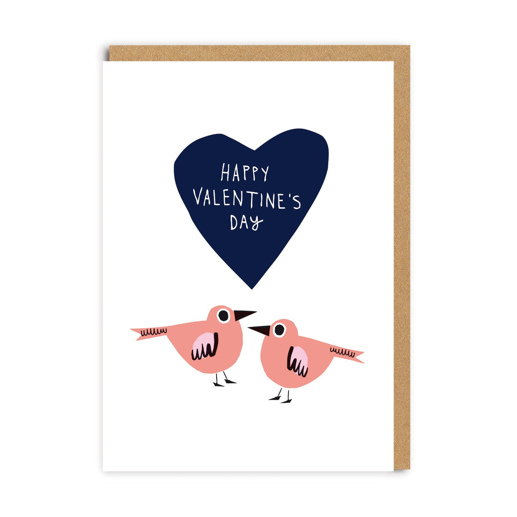 Love Birds Valentine's Greetings Card