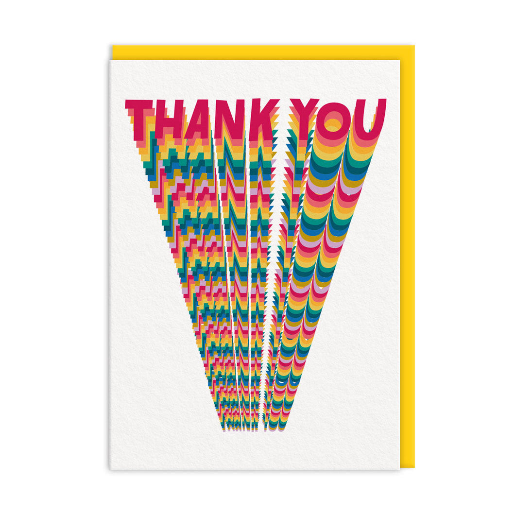 Thank You Repeat Greetings Card