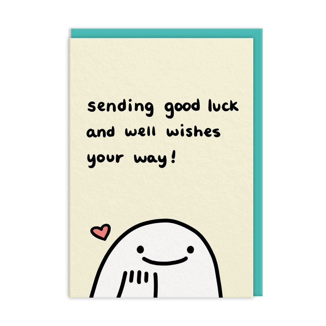 Sending Luck Greetings Card